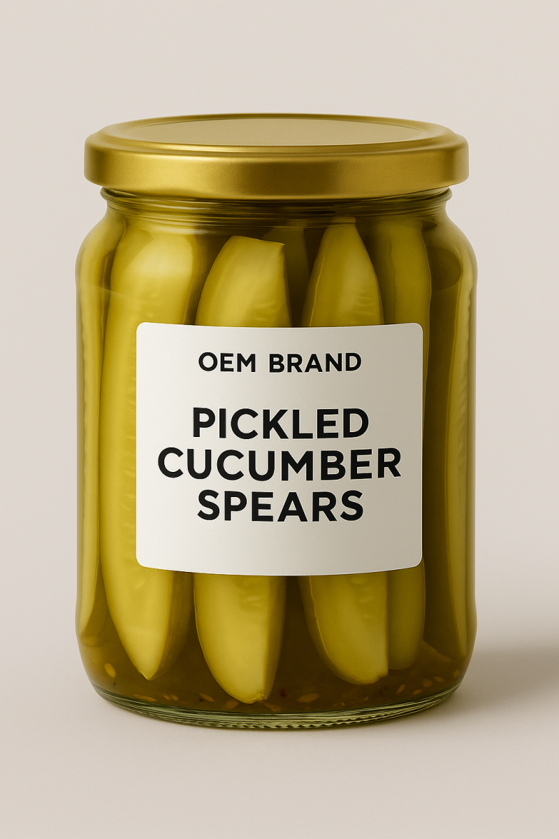 Pickled Cucumber Spears