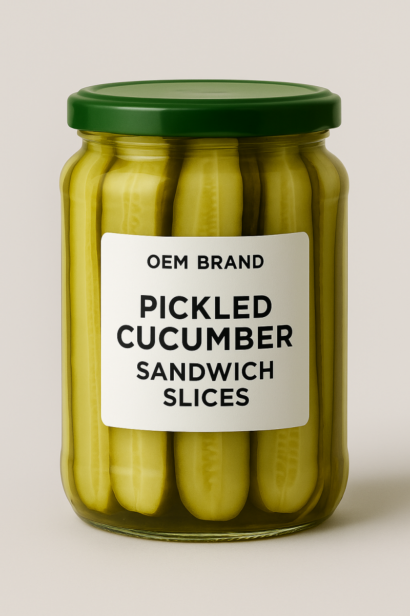 Pickled Cucumber Sandwich Slices